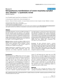 Báo cáo y học: "Extrapulmonary manifestations of severe respiratory syncytial virus infection – a systematic review"