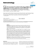 Báo cáo y học: "  B cells and monocytes from patients with active multiple sclerosis exhibit increased surface expression of both "