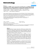 Báo cáo y học: " Inhibition of HIV-1 gene expression by Ciclopirox and Deferiprone, drugs that prevent hypusination of eukaryotic initiation factor 5A"