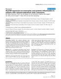 Báo cáo khoa học: "HLA-DR expression on monocytes and systemic inflammation in patients with ruptured abdominal aortic aneurysms"