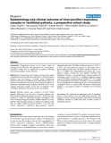 Báo cáo khoa học: "Epidemiology and clinical outcome of virus-positive respiratory samples in ventilated patients: a prospective cohort study"