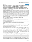 Báo cáo khoa học: "Neutrophil apoptosis: a marker of disease severity in sepsis and sepsis-induced acute respiratory distress syndrome"