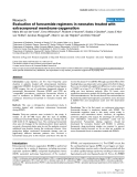 Báo cáo khoa học: " Evaluation of furosemide regimens in neonates treated with extracorporeal membrane oxygenation"