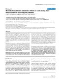 Báo cáo khoa học: "Microdialysis shows metabolic effects in skin during fluid resuscitation in burn-injured patients"