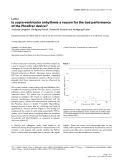 Báo cáo y học:" is supra-ventricular arrhythmia a reason for the bad performance of the FlowTrac device"