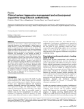 Báo cáo khoa học: "Clinical review: Aggressive management and extracorporeal support for drug-induced cardiotoxicity"