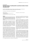 Báo cáo khoa học: "Beneficial effects of erythropoietin in preclinical models of shock and organ failure"