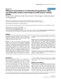 Báo cáo khoa học: " Efficacy of and tolerance to mild induced hypothermia after out-of-hospital cardiac arrest using an endovascular cooling system"