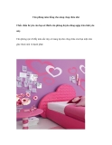 Căn phòng màu hồng cho nàng công chúa nhỏ 