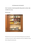 Tủ đồ thông minh cho bếp chật (P3) 