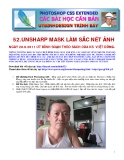 52.UNSHARP MASK LÀM SẮC NÉT