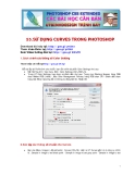 55.SỬ DỤNG CURVES TRONG PHOTOSHOP
