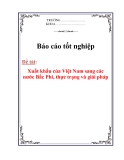 Luận văn : Xuất khẩu của Việt Nam sang các nước Bắc Phi, thực trạng và giải pháp