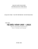 Giáo trình Hệ điều hành Unix - Linux