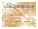 SLIDE - CHUYỂN DỊCH LAO ĐỘNG - HOÀNG THỊ THU HUYỀN 