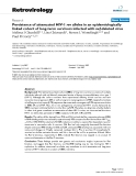 Báo cáo y học: " Persistence of attenuated HIV-1 rev alleles in an epidemiologically linked cohort of long-term survivors infected with nef-deleted virus"