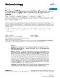 Báo cáo y học: " Unintegrated HIV-1 provides an inducible and functional reservoir in untreated and highly active antiretroviral therapy-treated patients"