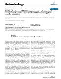 Báo cáo y học: " Bridging fundamental RNA biology, retroviral replication, and oncogenesis: Karen Beemon wins the 2007 "