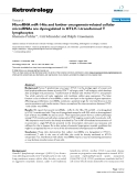 Báo cáo y học: " MicroRNA miR-146a and further oncogenesis-related cellular microRNAs are dysregulated in HTLV-1-transformed T lymphocytes"