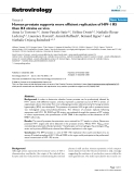 Báo cáo y học: "Human prostate supports more efficient replication of HIV-1 R5 than X4 strains ex vivo"