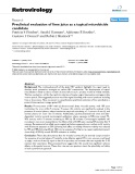 Báo cáo y học: "Preclinical evaluation of lime juice as a topical microbicide candidate"