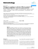 Báo cáo y học: "Nef does not contribute to replication differences between R5 pre-AIDS and AIDS HIV-1 clones from patient ACH142"