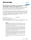 Báo cáo y học: " A formylpeptide receptor, FPRL1, acts as an efficient coreceptor for primary isolates of human immunodeficiency virus"
