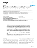 Báo cáo y học: "Phosphodiesterase 3 inhibition and cough in elderly asthmatics"