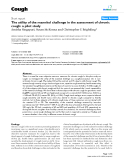 Báo cáo y học: "The utility of the mannitol challenge in the assessment of chronic cough: a pilot study"