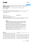 Báo cáo y học: "Cough and dyspnea during bronchoconstriction: comparison of different stimul"