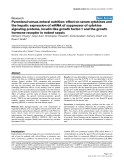 Báo cáo y học: "Parenteral versus enteral nutrition: effect on serum cytokines and the hepatic expression of mRNA of suppressor of cytokine signaling proteins, insulin-like growth factor-1 and the growth hormone receptor in rodent sepsis"