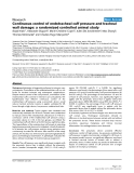 Báo cáo y học: "Continuous control of endotracheal cuff pressure and tracheal wall damage: a randomized controlled animal study"