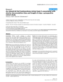 Báo cáo y học: "An intensivist-led tracheostomy review team is associated with shorter decannulation time and length of stay: a prospective cohort study"