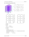 Thực hành tính kết cấu công trình STAAD.PRO 4 - Bài 6