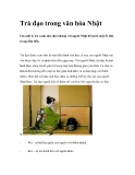 Trà đạo trong văn hóa Nhật