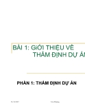 Các giai đoạn trong thẩm định và phê duyệt dự án - Trúc Phượng