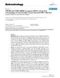 Báo cáo y học: "CXCR4 and CCR5 shRNA transgenic CD34+ cell derived macrophages are functionally normal and resist HIV-1 infection"