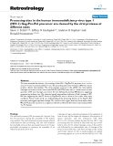 Báo cáo y học: " Processing sites in the human immunodeficiency virus type 1 (HIV-1) Gag-Pro-Pol precursor are cleaved by the viral protease at different rates"