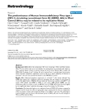 Báo cáo y học: " The predominance of Human Immunodeficiency Virus type 1 (HIV-1) circulating recombinant form 02 (CRF02_AG) in West Central Africa may be related to its replicative fitness"