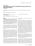 Báo cáo y học: " Intensive glycemic control in traumatic brain injury: what is the ideal glucose range"