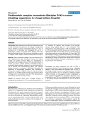 Báo cáo y học: " Prothrombin complex concentrate (Beriplex P/N) in severe bleeding: experience in a large tertiary hospital"