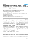 Báo cáo y học: " Pentobarbital versus thiopental in the treatment of refractory intracranial hypertension in patients with traumatic brain injury: a randomized controlled trial"