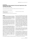 Báo cáo y học: "Barbiturates for the treatment of intracranial hypertension after traumatic brain injury"