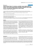 Báo cáo y học: "Acute kidney injury is common, parallels organ dysfunction or failure, and carries appreciable mortality in patients with major burns: a prospective exploratory cohort study"