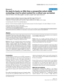 Báo cáo y học: "So much to teach, so little time: a prospective cohort study evaluating a tool to select content for a critical care curriculum"