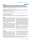 Báo cáo y học: "Nitrogen washout/washin, helium dilution and computed tomography in the assessment of end expiratory lung volume"