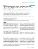 Báo cáo y học: "Serum concentrations of cortisol, interleukin 6, leptin and adiponectin predict stress induced insulin resistance in acute inflammatory reaction"