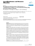 Báo cáo y học: "Non-pharmaceutical prevention of hip fractures – a cost-effectiveness analysis of a community-based elderly safety promotion program in Sweden"