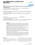 Báo cáo y học: " The costs of traumatic brain injury due to motorcycle accidents in Hanoi, Vietnam"