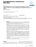 Báo cáo y học: "Cost effectiveness of community-based therapeutic care for children with severe acute malnutrition in Zambia: decision tree model"